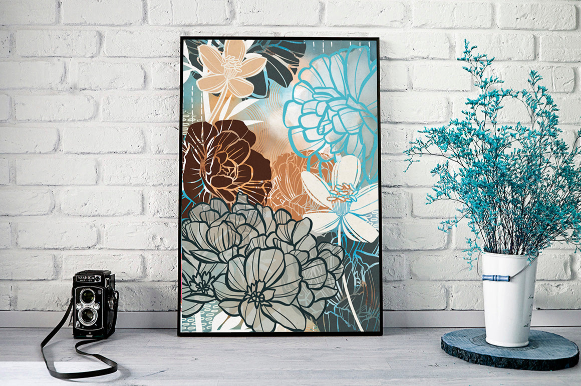 Volume 48 - Procreate Floral Brush Stamps 10