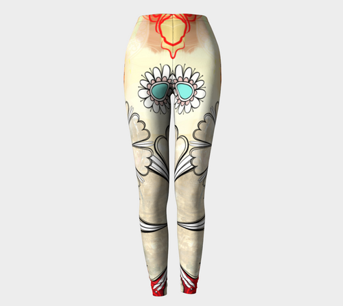 Flower Power Leggings by Deloresart - deloresartcanada