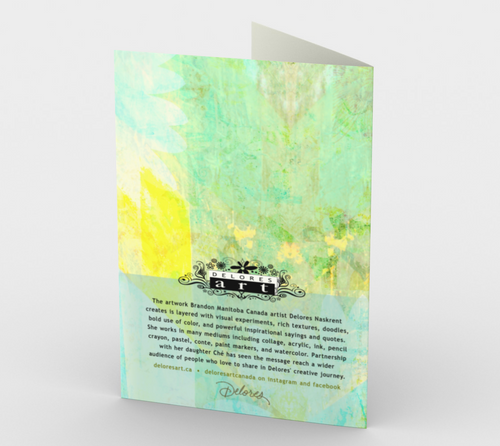 0170 You Gave Me Roots and Wings  Card by DeloresArt - deloresartcanada
