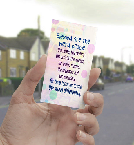 0713 Blessed Are The Weird Art - deloresartcanada