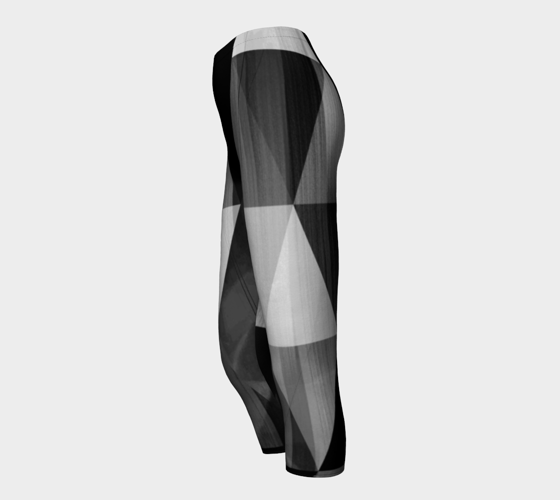 Unhinged Black Capris by Deloresart - deloresartcanada