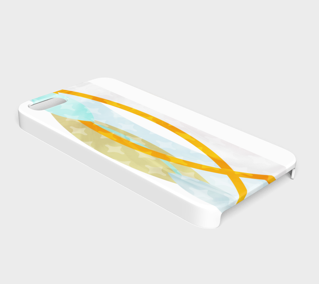 Del 489A Side By Side Green And Yellow Device Case - deloresartcanada