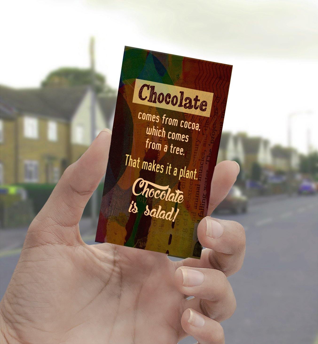 0726 Chocolate Comes From A Tree Art - deloresartcanada
