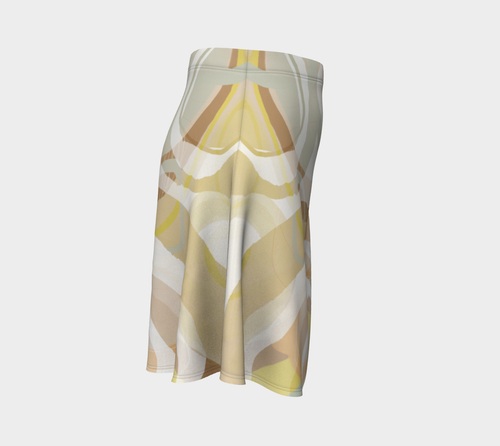 Lord Give Me Coffee Flare Skirt by Deloresart