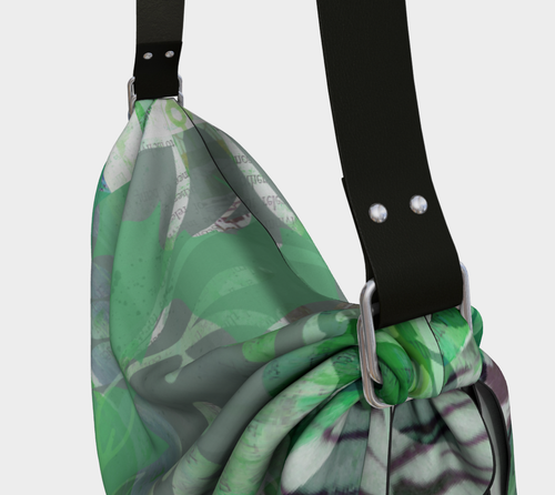 Flourish Soft Greens Origami Tote by Deloresart - deloresartcanada