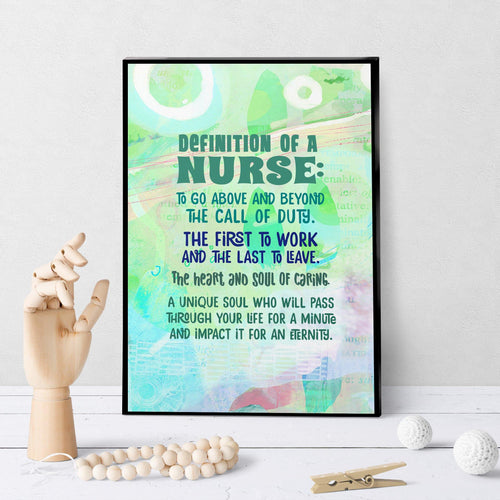 0736 Definition Of A Nurse Art - deloresartcanada