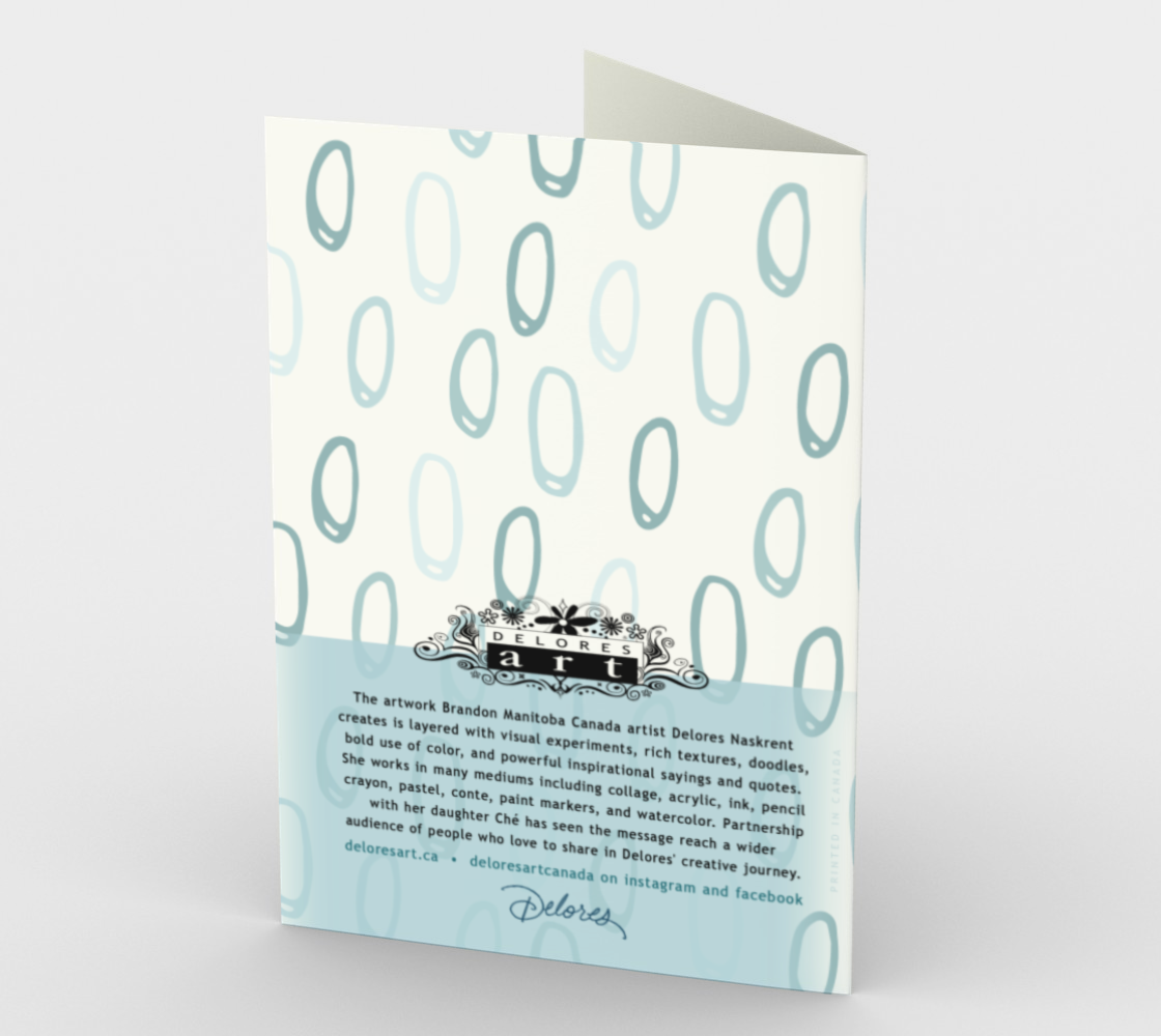 1124.Mom, Thanks For Giving Me Life  Card by DeloresArt