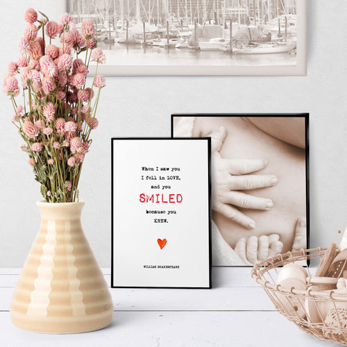 0749 When I Saw You I Fell In Love Art - deloresartcanada
