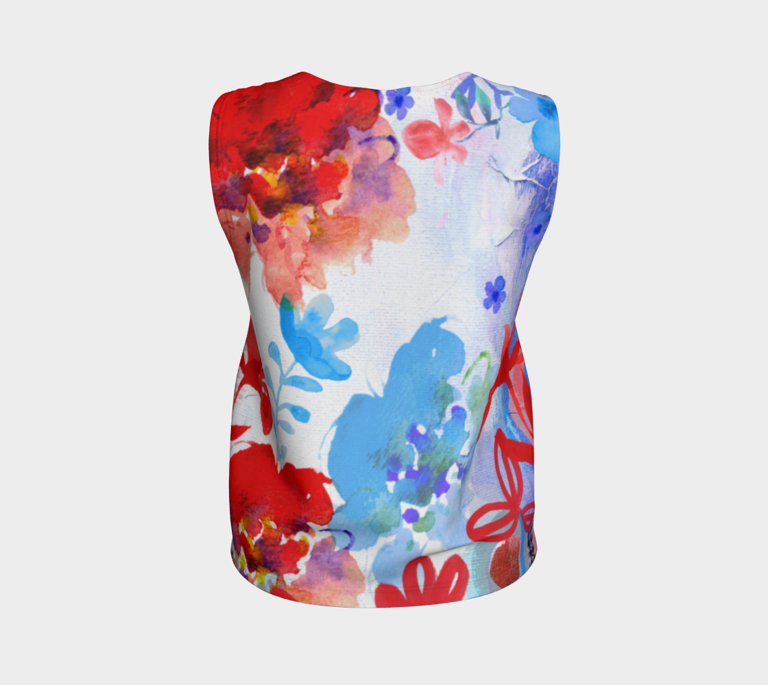 I Am A Queen Loose Tank by Deloresart - deloresartcanada