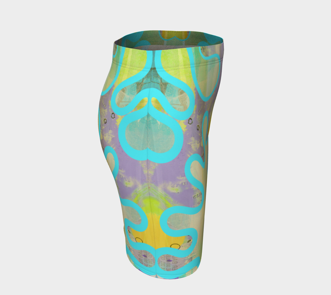 Sassy Serpentine Fitted Skirt by Deloresart - deloresartcanada