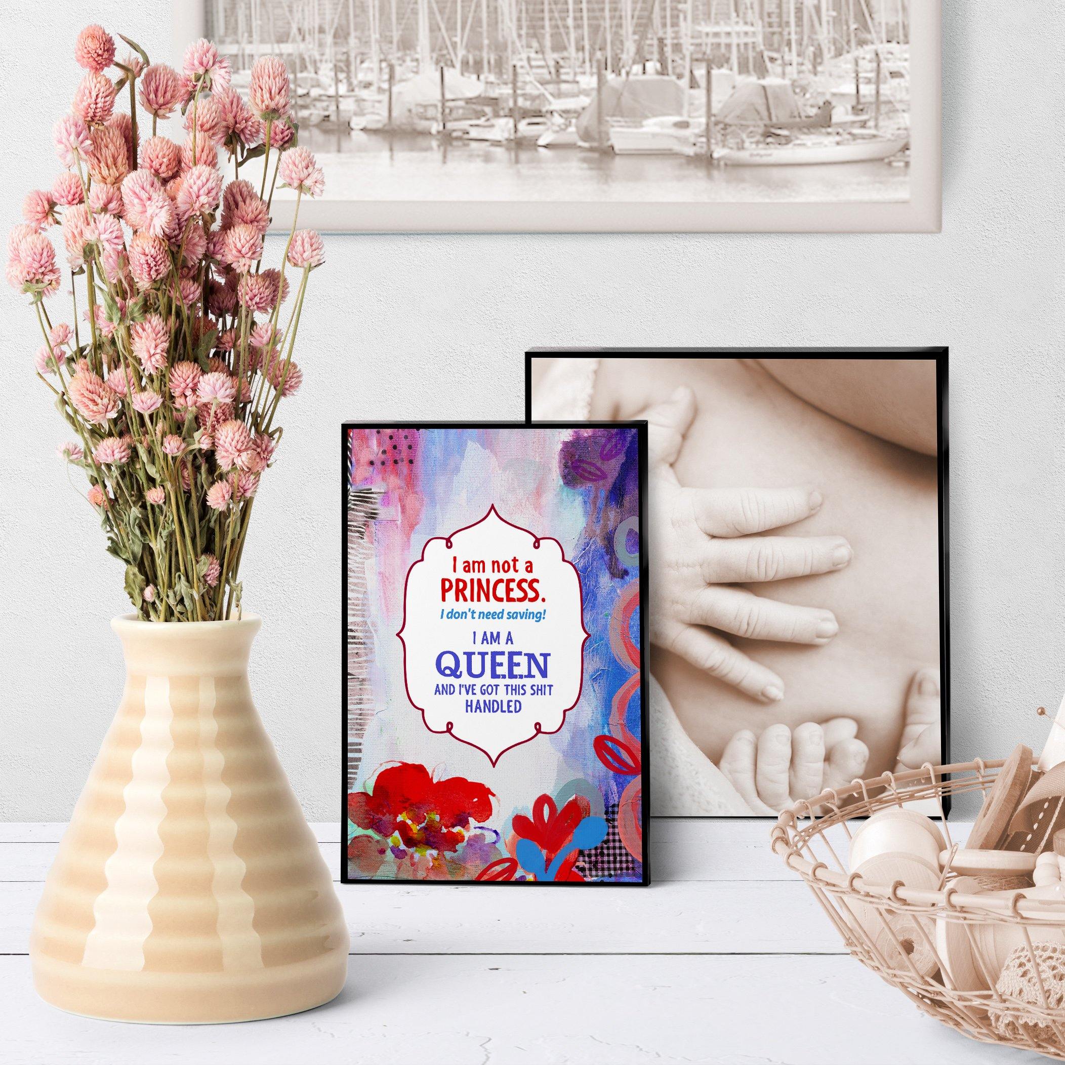 0754 I Am A Queen Art - deloresartcanada