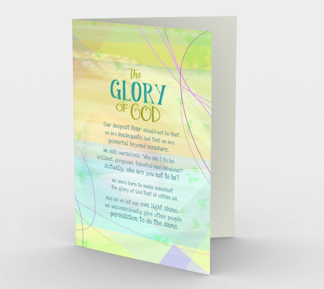 0513 The Glory of God  Card by DeloresArt - deloresartcanada
