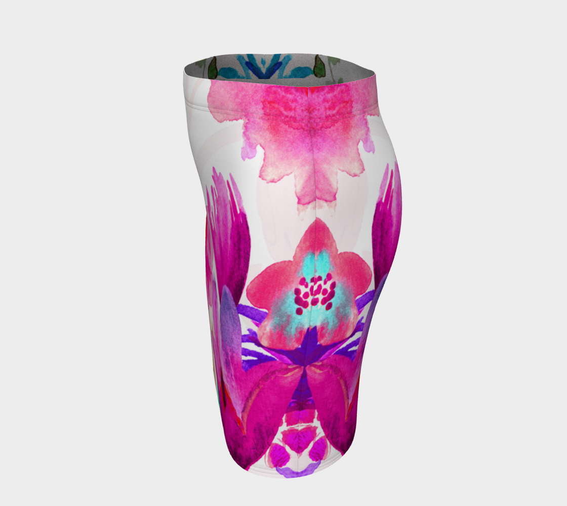 Pink Pleasure Fitted Skirt by Deloresart - deloresartcanada