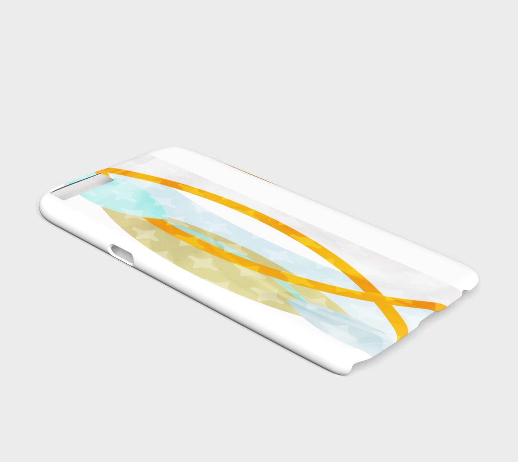 Del 489A Side By Side Green And Yellow Device Case - deloresartcanada