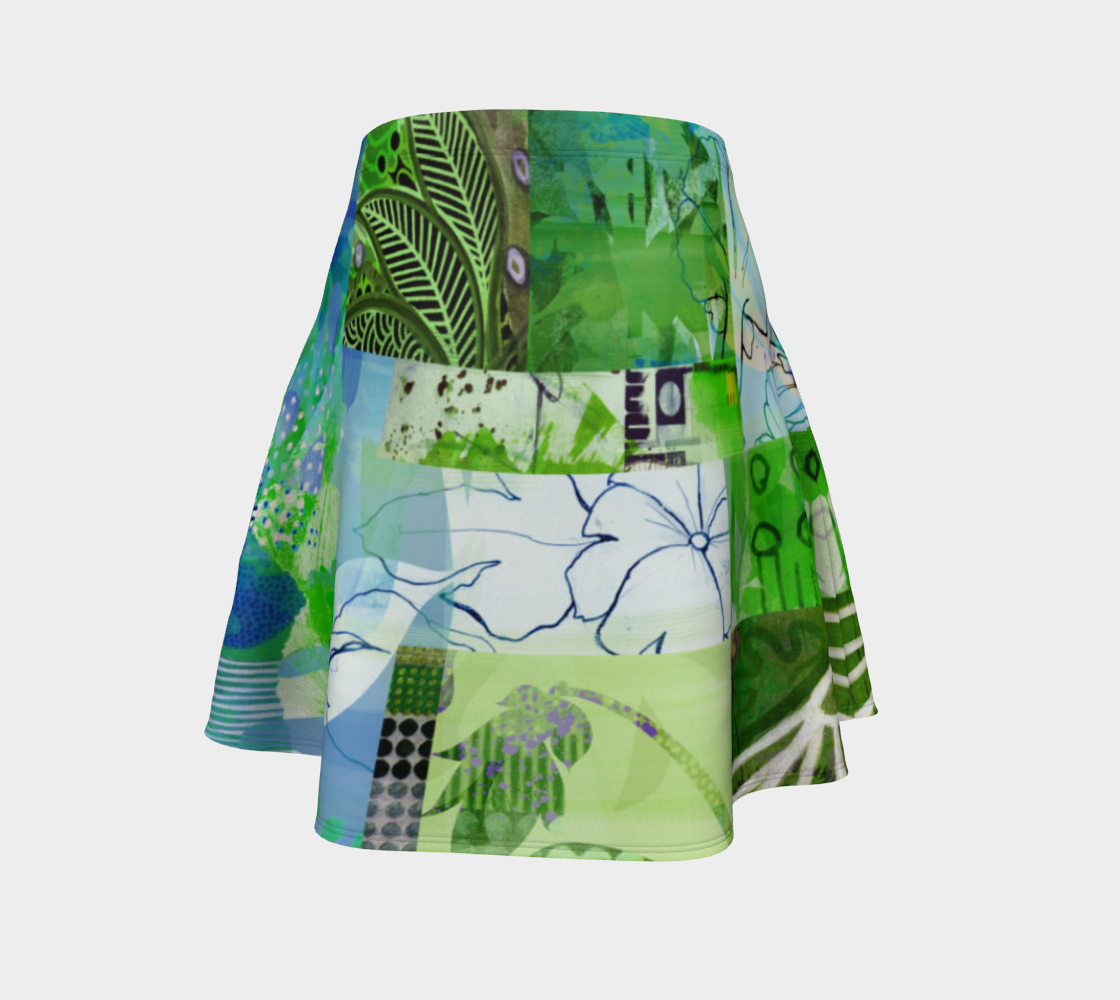 Lush Culture Flare Skirt by Deloresart
