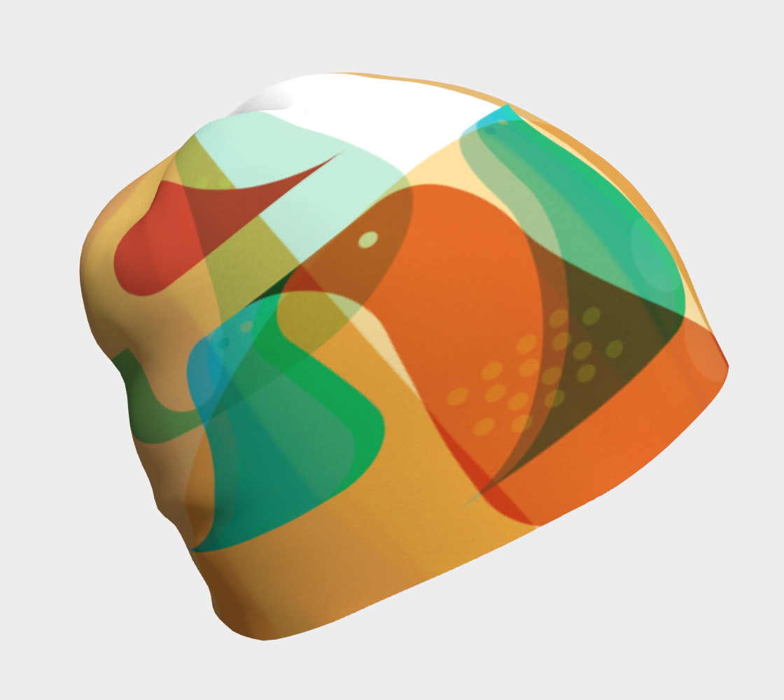 Birds of a Feather Beanie by Deloresart