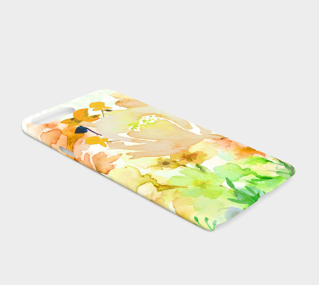348 Gracious Garden Watercolor Device Case - deloresartcanada