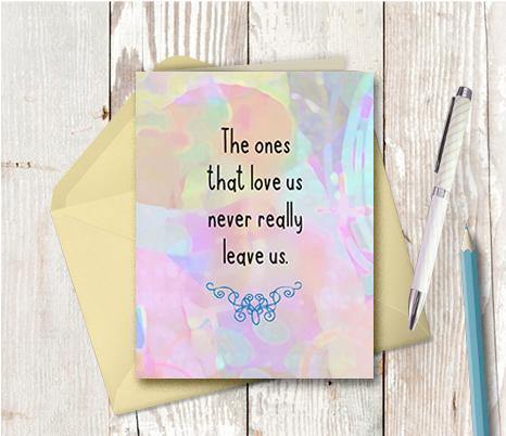 0789 Ones That Love Us Note Card - deloresartcanada