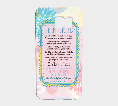 308  Teen Creed Device Case - deloresartcanada