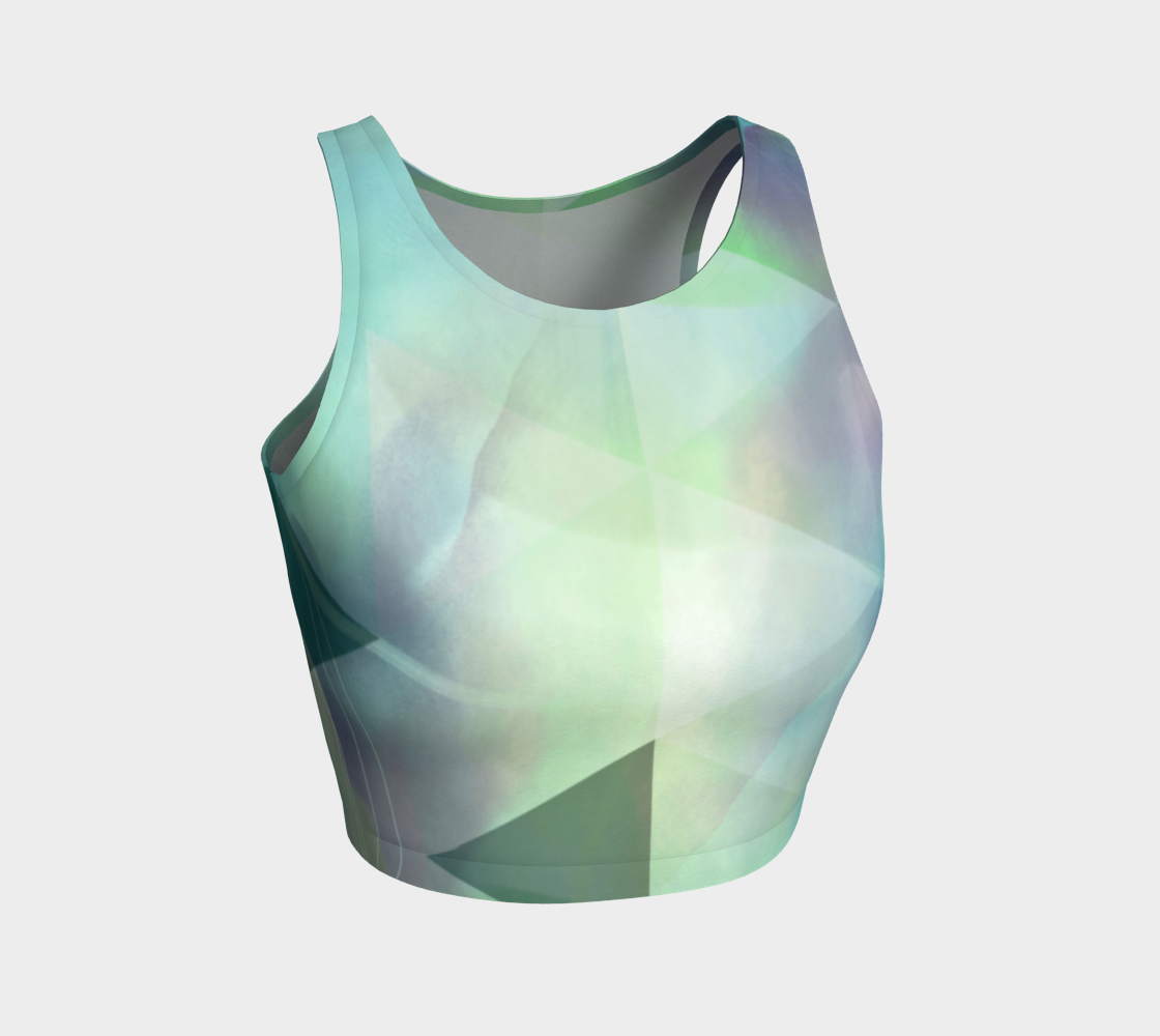 Be Still Textural Crop Top by Deloresart - deloresartcanada