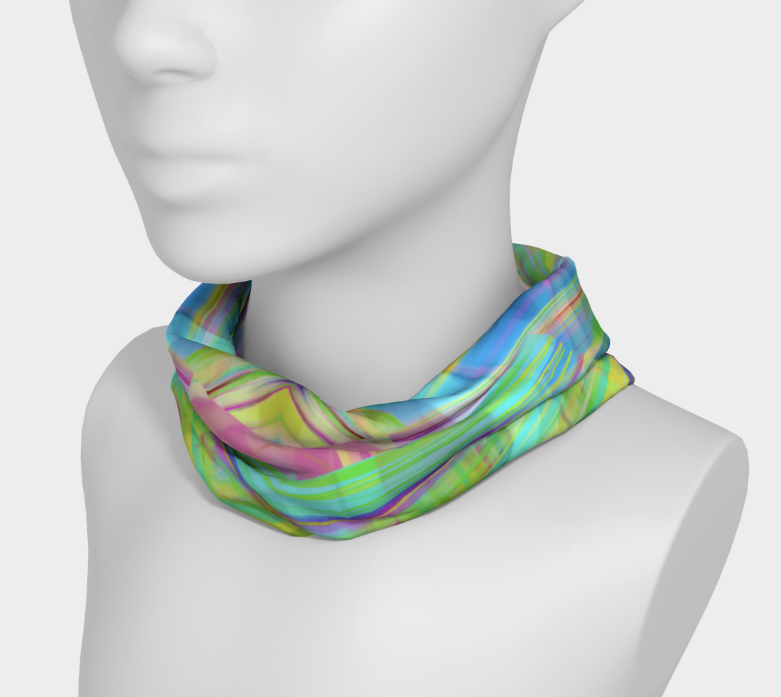 Tartan Cliffs Headband Greens and Purple Headband - deloresartcanada