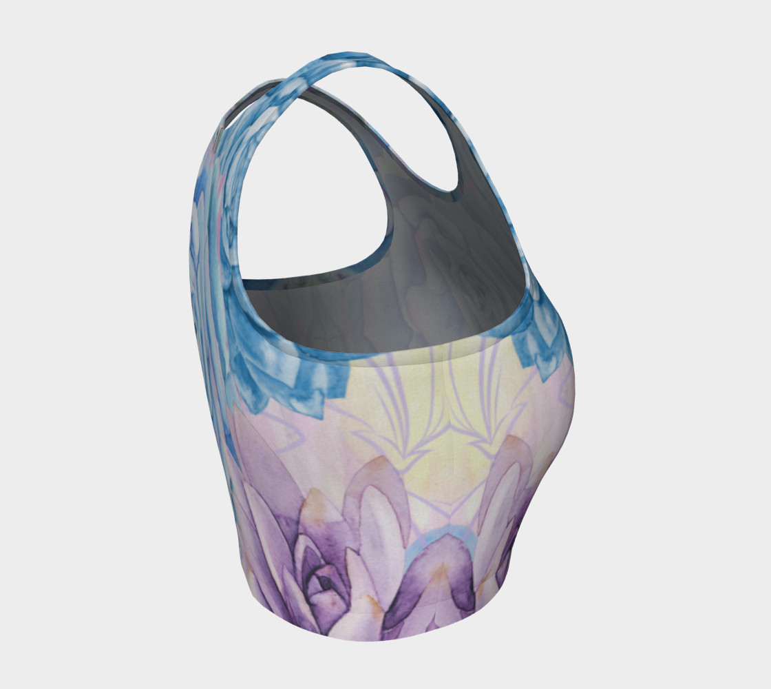 Lety's Lovely Garden Crop Top by Deloresart - deloresartcanada