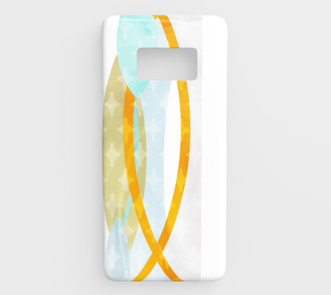 Del 489A Side By Side Green And Yellow Device Case - deloresartcanada