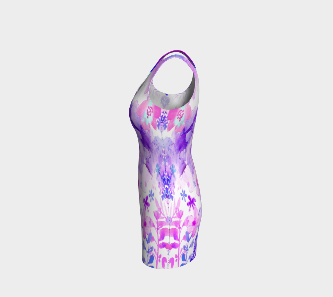 Harmonious Garden Bodycon Dress by Deloresart