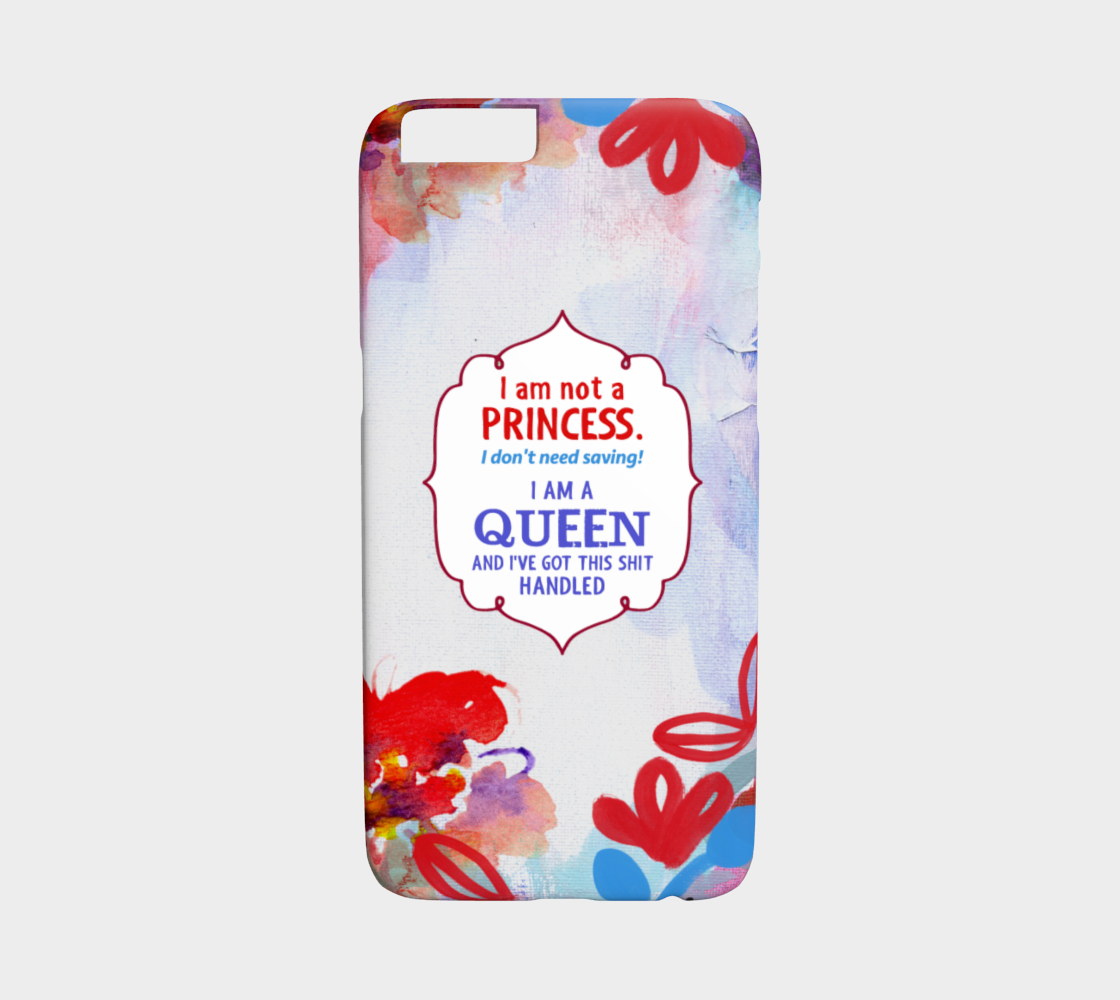 754  I Am A Queen Device Case - deloresartcanada