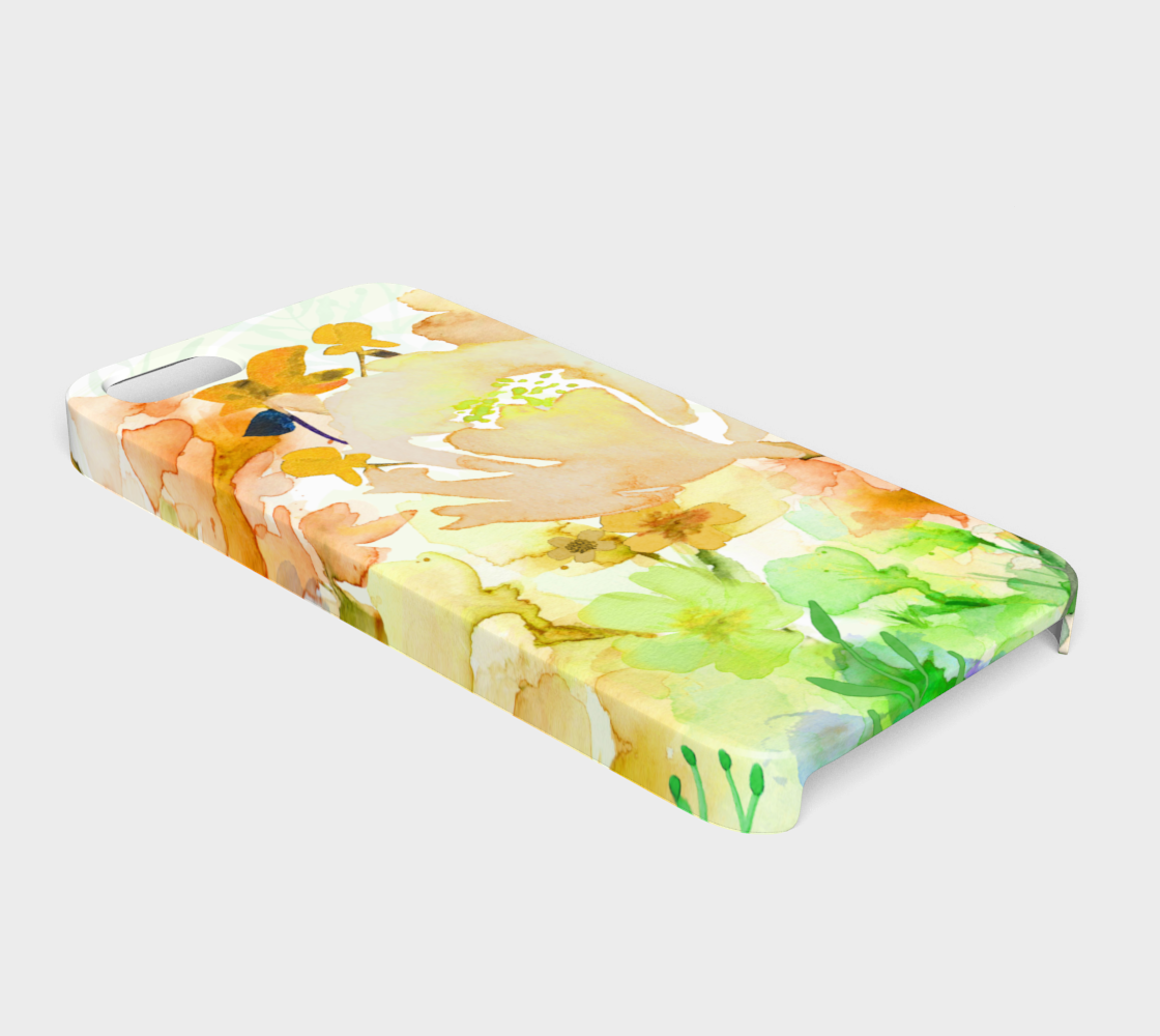 348 Gracious Garden Watercolor Device Case - deloresartcanada