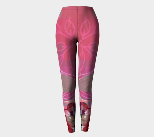 Flourish Collage Legging 2 by Deloresart - deloresartcanada