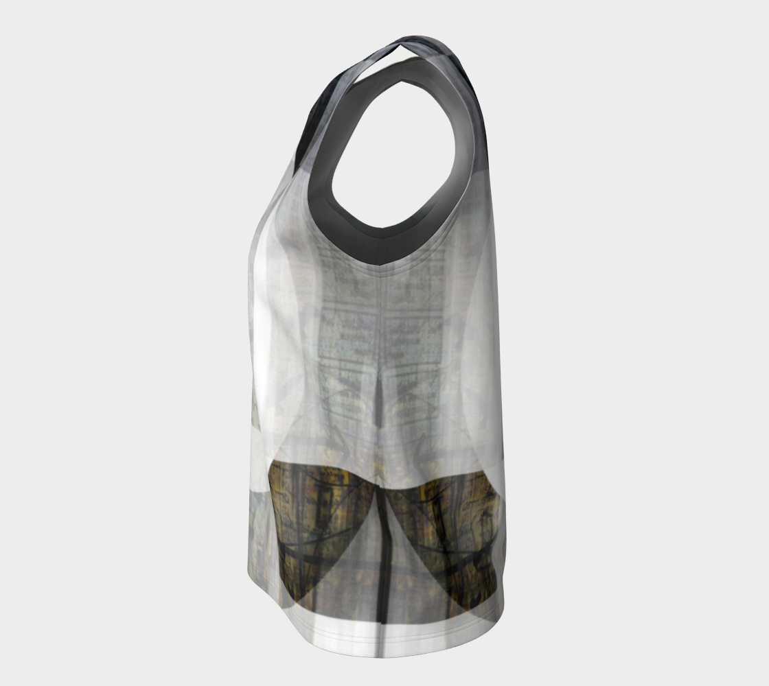 Life is Like a Camera Loose Tank Top in Grey - deloresartcanada