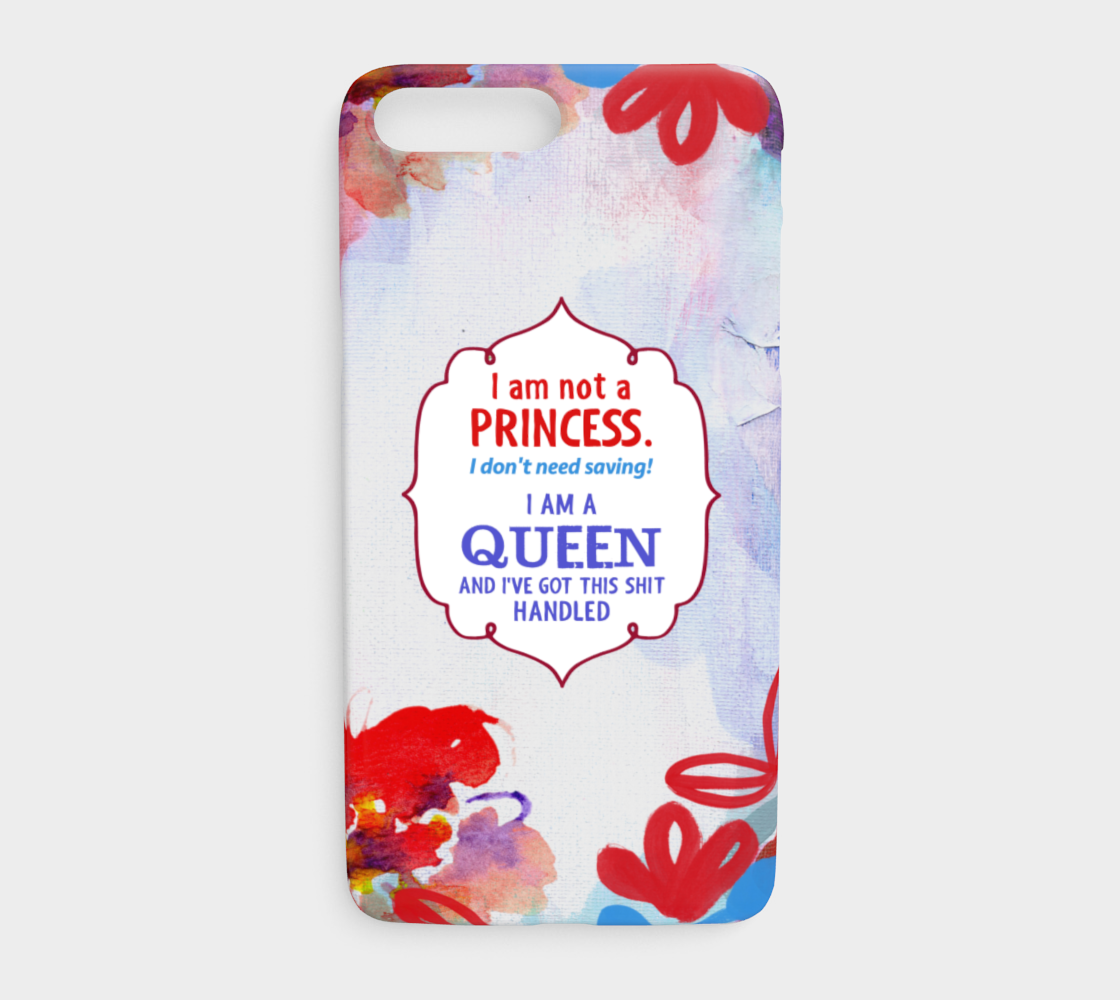 754  I Am A Queen Device Case - deloresartcanada