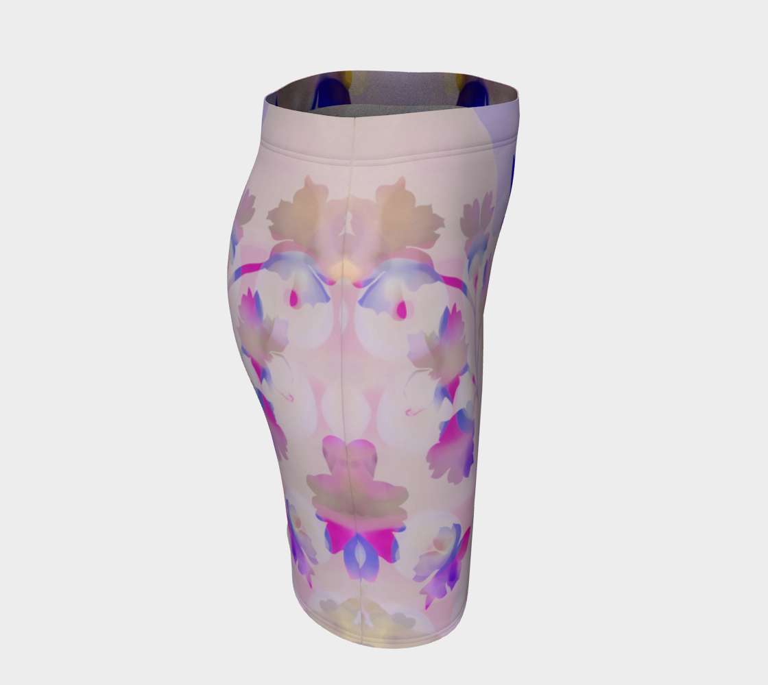 Francella Silhouette Fitted Skirt by Deloresart - deloresartcanada