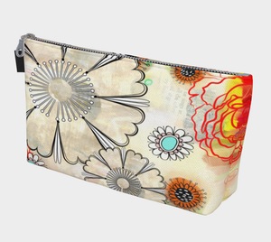 Flower Power Makeup Bag - deloresartcanada