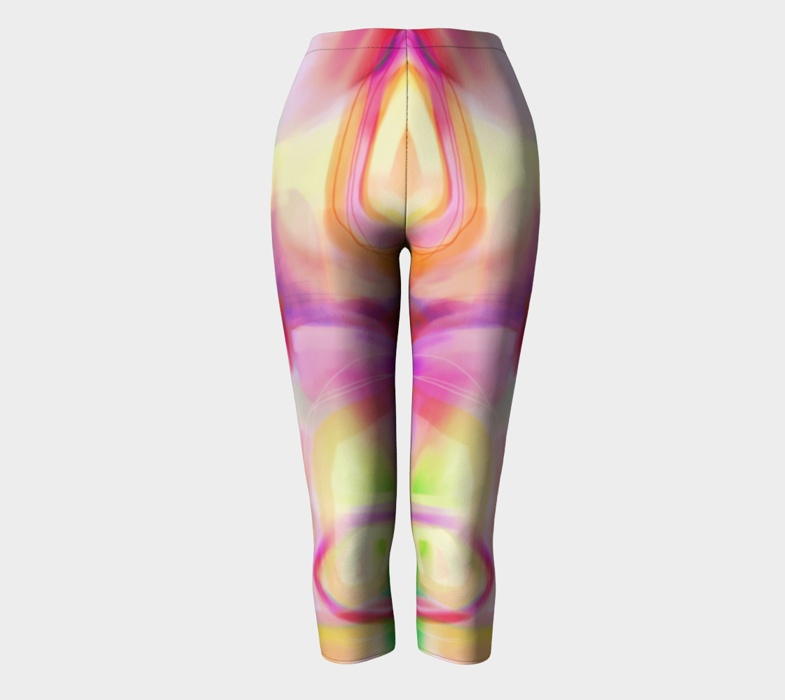 Apricot Pudding Capris by Deloresart - deloresartcanada