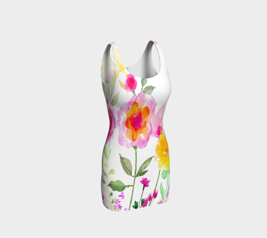 St. Mike's Garden Bodycon Dress by Deloresart