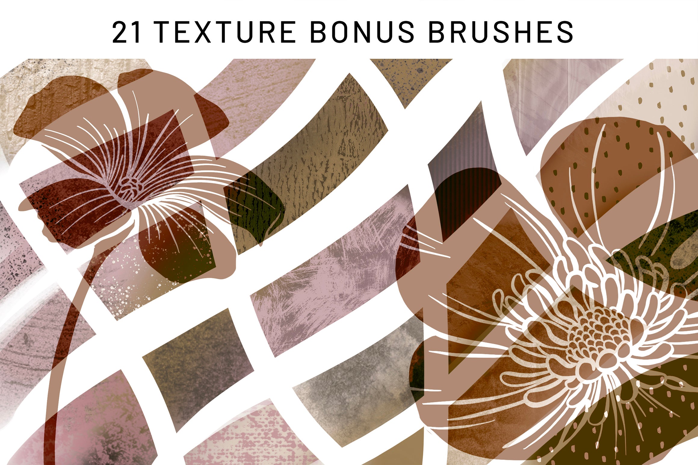 Volume 026 - Floral Procreate Stamp Brushes 3