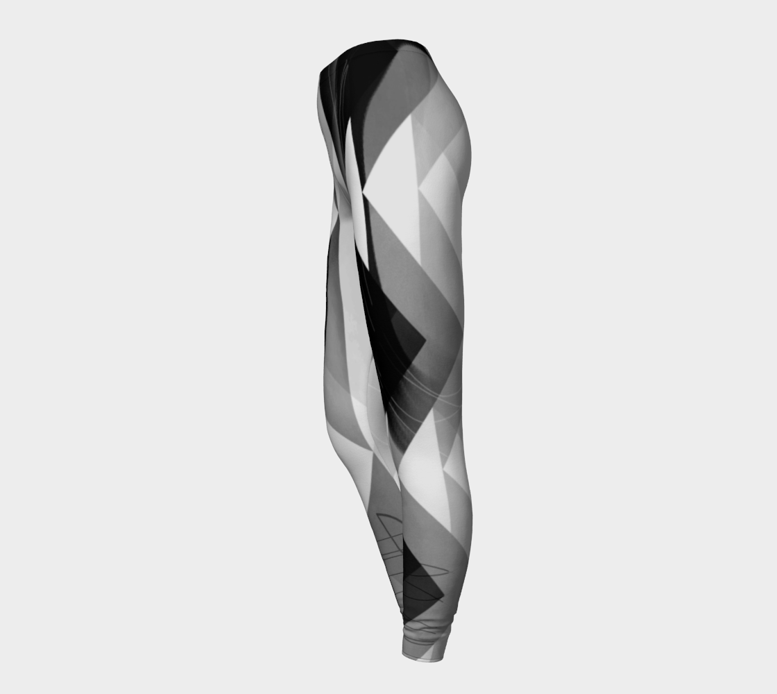 Obtuse Romance Greys Leggings by Deloresart - deloresartcanada