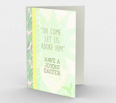 1175. Oh Come Let Us Adore Him  Card by DeloresArt