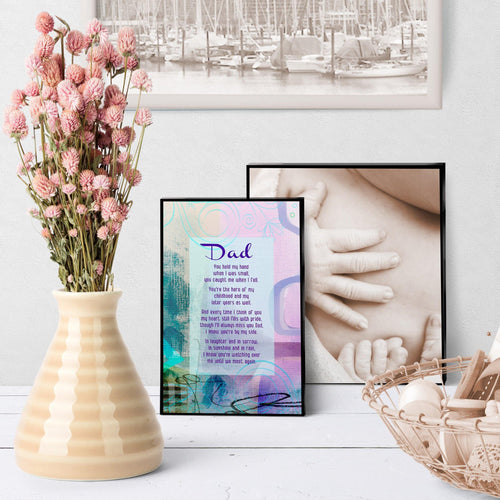 0837 Losing Dad - Sympathy Art - deloresartcanada