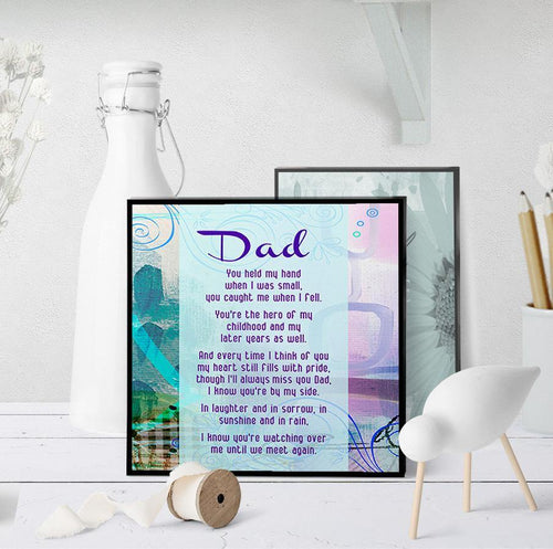 0837 Losing Dad - Sympathy Art - deloresartcanada