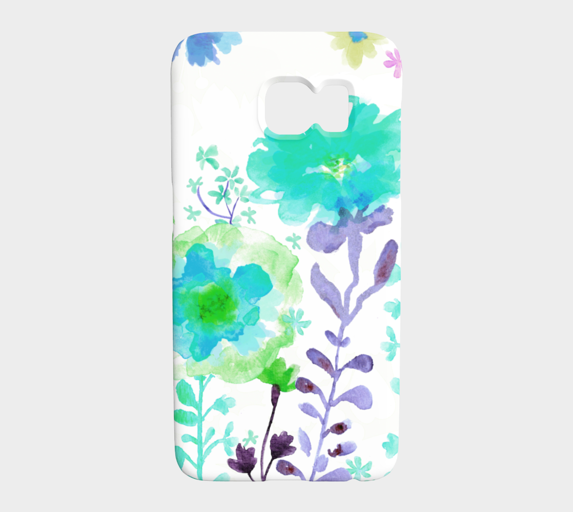 Grandma's Garden Device Case - deloresartcanada