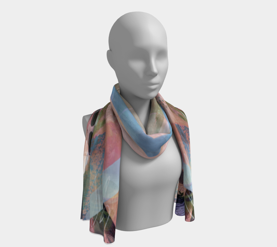 Rusty Caliche Scarf by Deloresart
