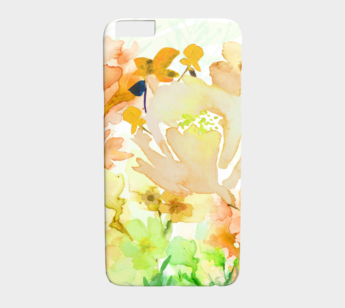 348 Gracious Garden Watercolor Device Case - deloresartcanada