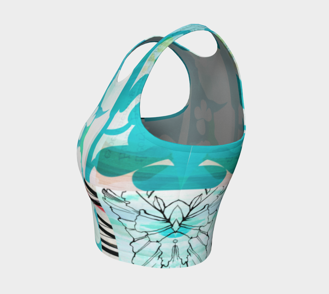 Russian Olive Crop Top by Deloresart - deloresartcanada