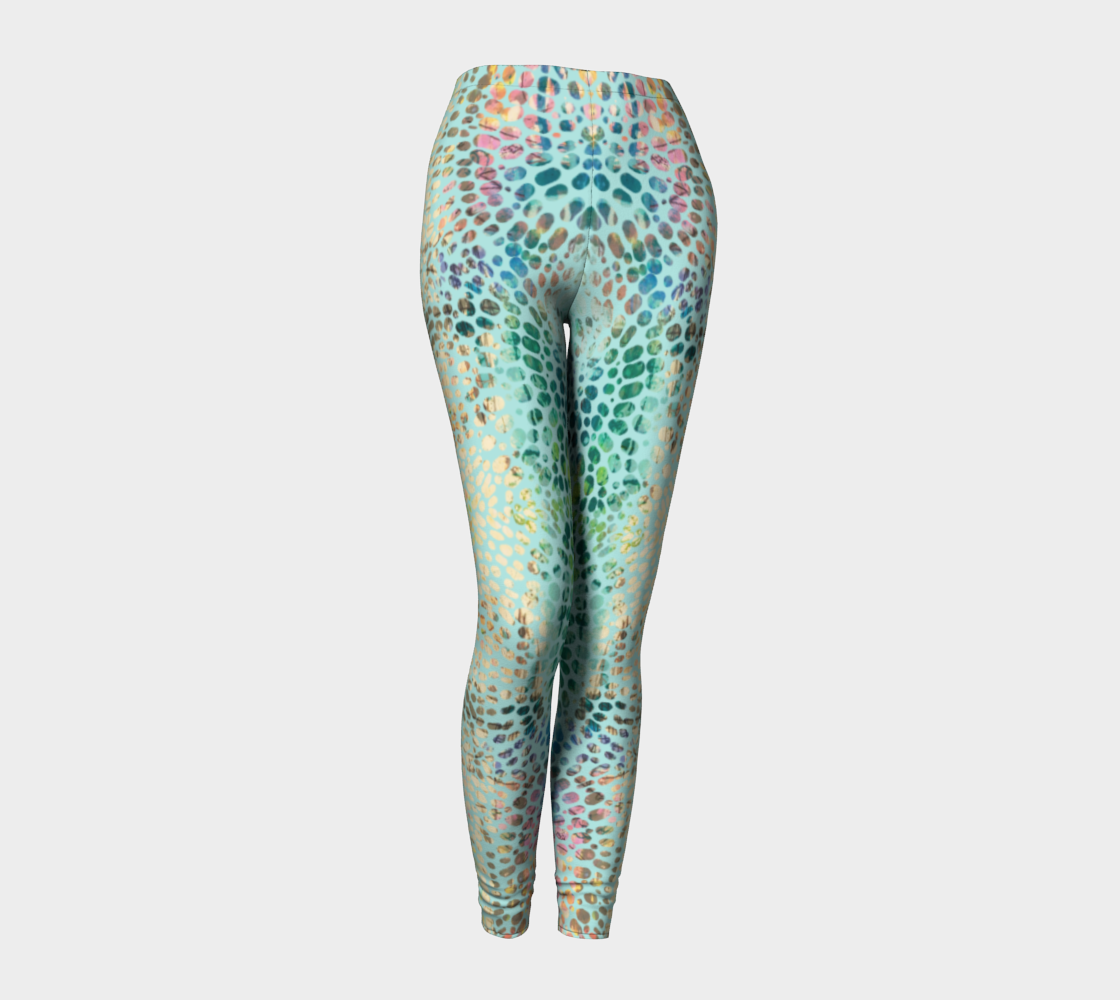 Earth Message Leggings by Deloresart