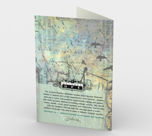 1305. Grant Me Serenity  Card by DeloresArt - deloresartcanada