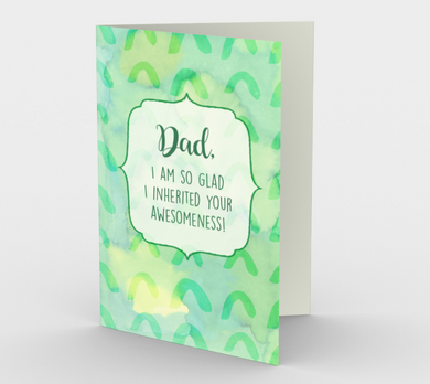 1214. Dad Awesomeness  Card by DeloresArt