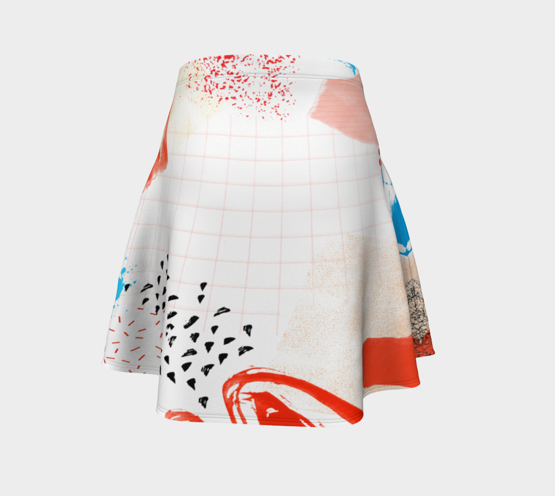 All You Need Is Love  Flare Skirt by Deloresart